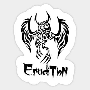 Erudition Owl Logo Sticker